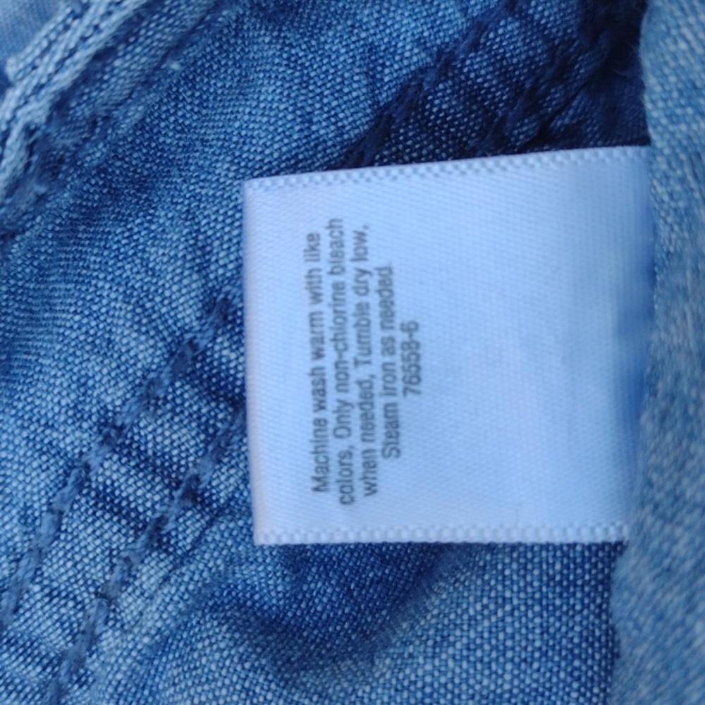 St. John's Bay Light Blue Cotton Cargo Shorts 12P - Picture 7 of 7